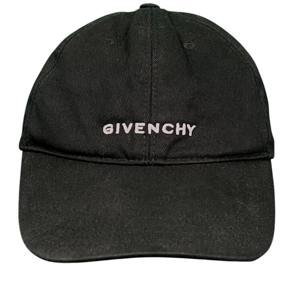 Givenchy Black Logo Strapback Cap - image 1